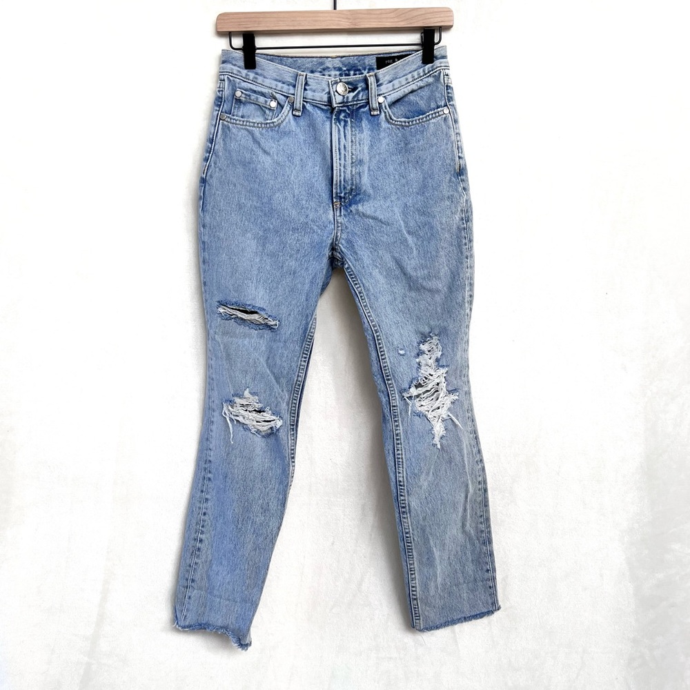 Rag & Bone Madison High-Rise Distressed Skinny Jean
